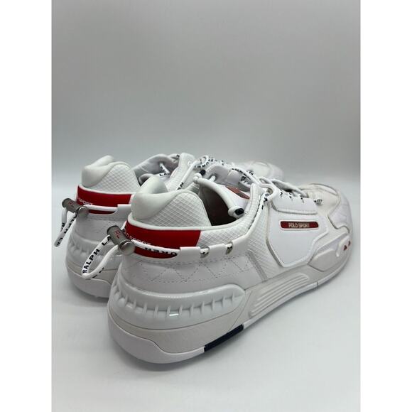 Polo Ralph Lauren Polo Sport PS200 SK LTL White Sneakers Men\'s Size 11 main image 4